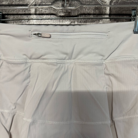 Lululemon Pace Rival Skirt (Tall) 4-way Stretch 15" White skort - Picture 7 of 10